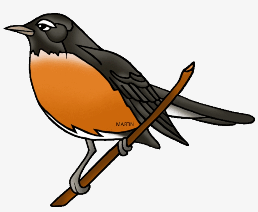 Robin Clipart Small Bird - Robin Clipart, transparent png #889406