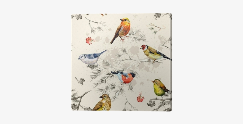 Vintage Seamless Texture Of Little Birds - Password Journal Organizer (an Internet Address Internet, transparent png #889632