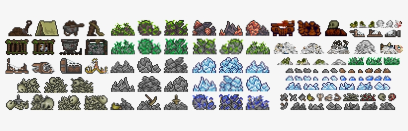 Ambient Objects - Terraria Stone, transparent png #889773
