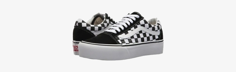 Report Abuse - Vans Old Skool Platform Black, transparent png #889808