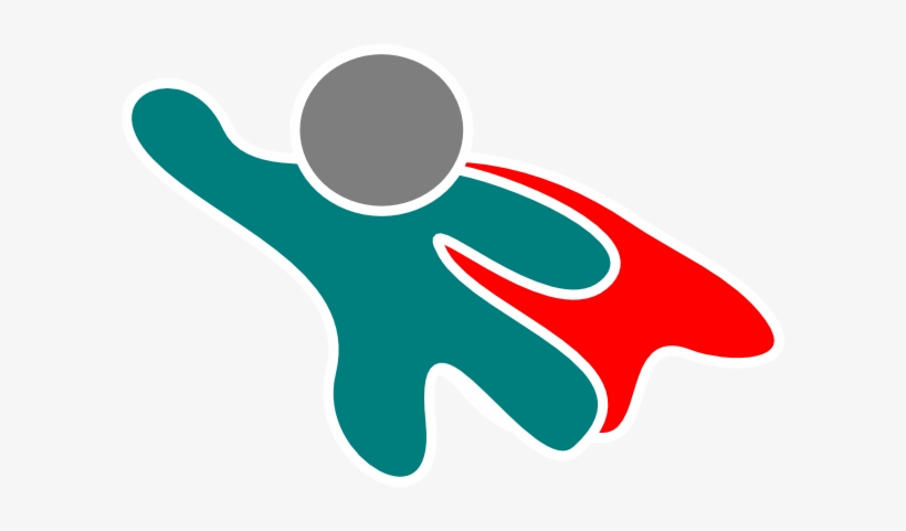 Super Hero Red Cape Clip Art - Superhero, transparent png #889922