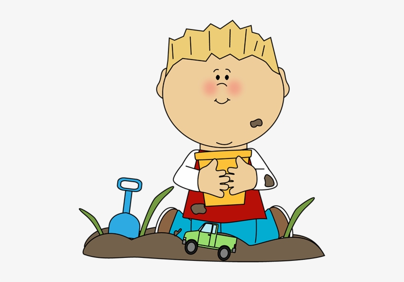 Dirt Clipart Two Boy - Boy Playing Clipart, transparent png #889946