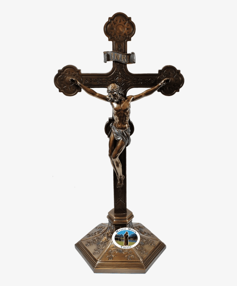 Large Ornate Standing Crucifix, Crucifixes - Unicorn Studio Cathedral Style Crucifix - Wu75698a4, transparent png #889998