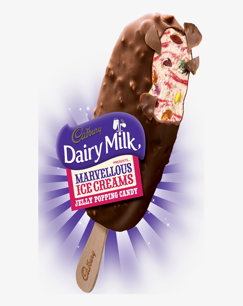 Cadbury® Dairy Milk Jelly Popping Candy Stick - Chocolate, transparent png #8800167