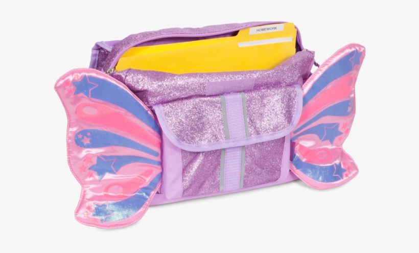 "sparkalicious Purple Butterfly" Backpack - Fanny Pack, transparent png #8800515