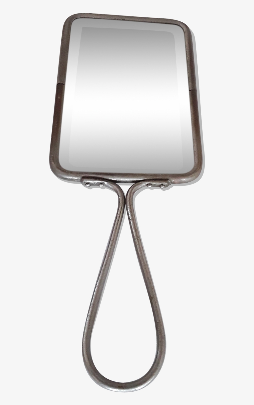 Beveled Hand Mirror 26x10cm - Rear-view Mirror, transparent png #8800978