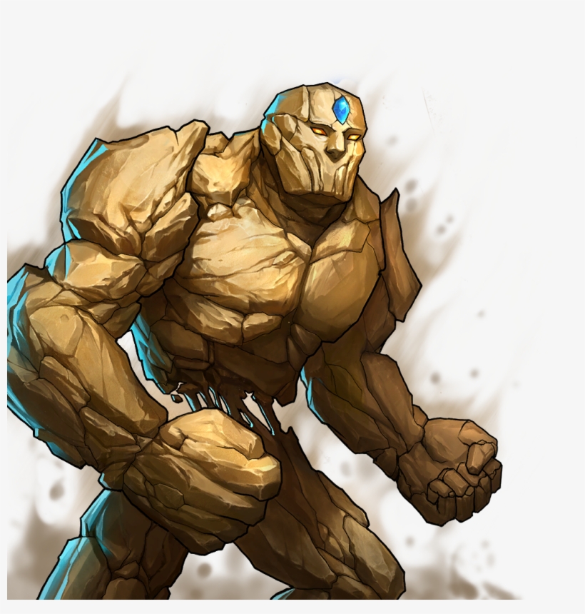 Artwork - - Golem De Sable, transparent png #8801196