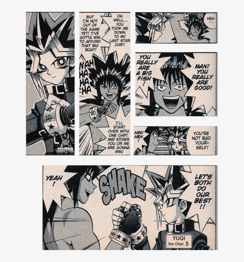 Dark Yugi Overcame Ryota, He Is A Bit Rude Doing So - Cartoon, transparent png #8801359