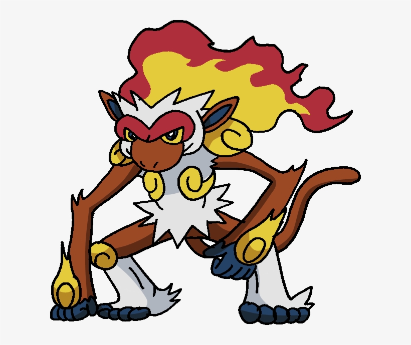 Infernape Clipart - Infernape Png, transparent png #8801887
