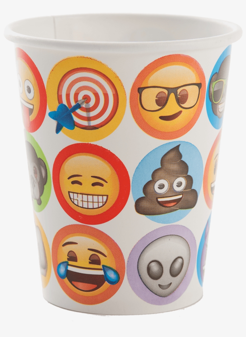 Emoji Paper Cups - Table-glass, transparent png #8801986