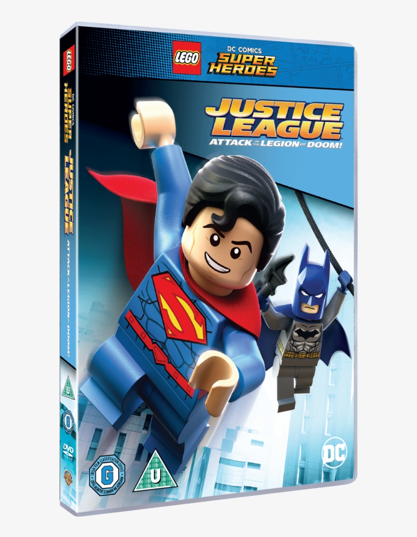 Justice League - Lego Attack Of The Legion Of Doom 2015 Cover, transparent png #8803134