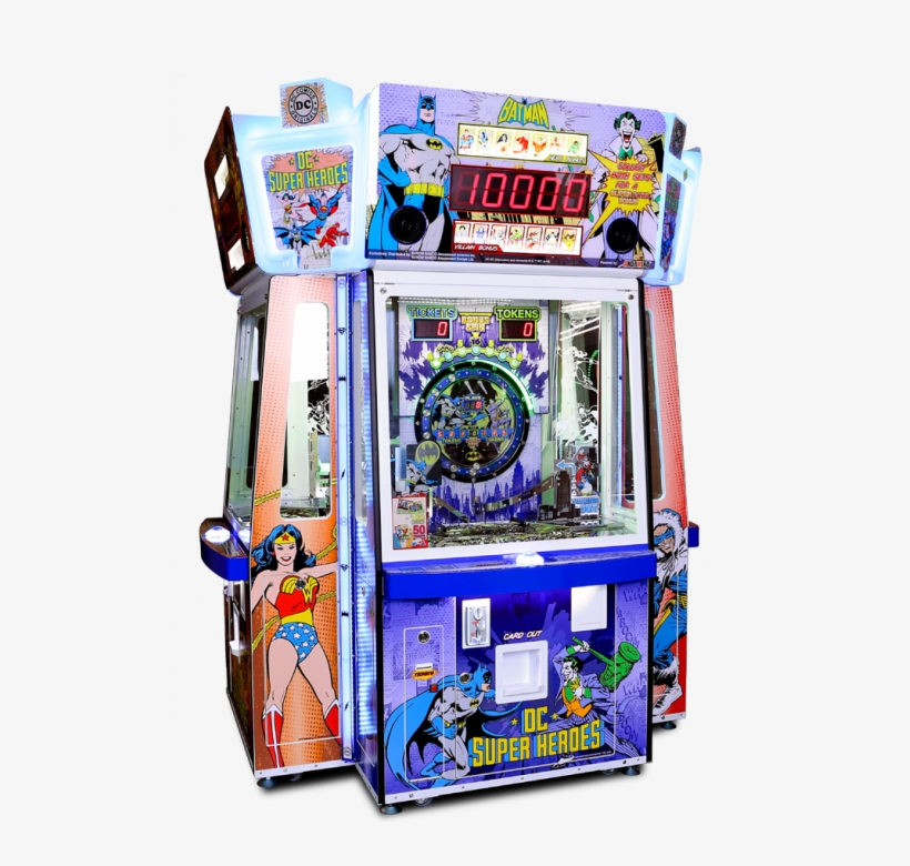 Bandai-namco Dc Comics Coin Pusher Machine - Dc Comic Coin Pusher, transparent png #8803313