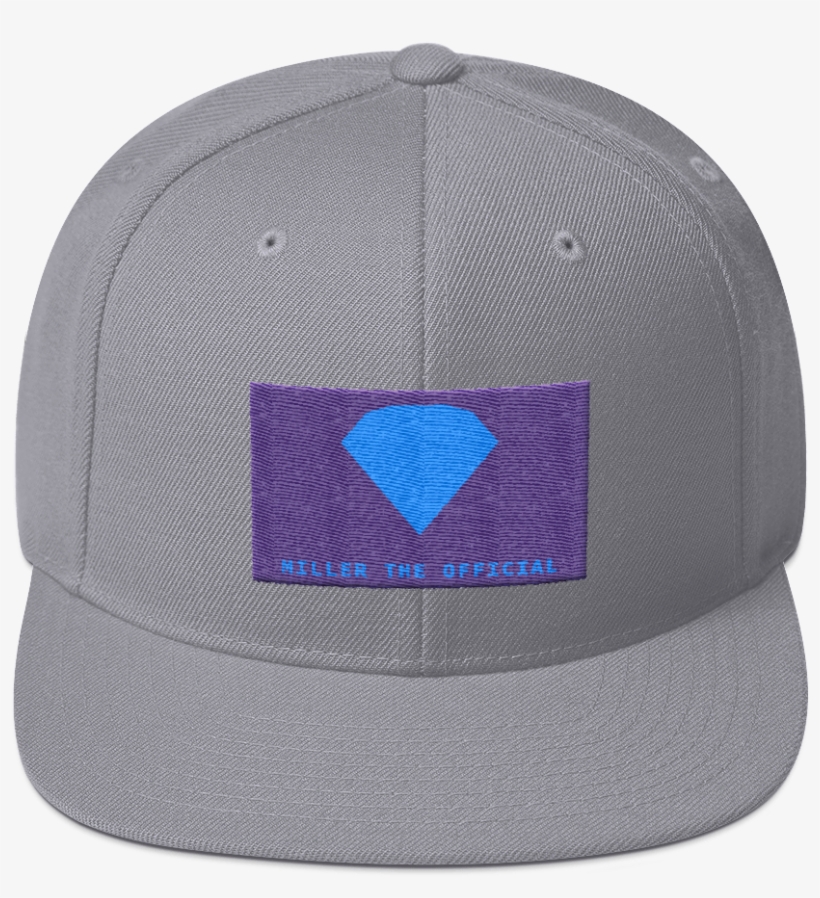 Blue Diamond Purple Banner Miller The Official Snapback - Baseball Cap, transparent png #8803645