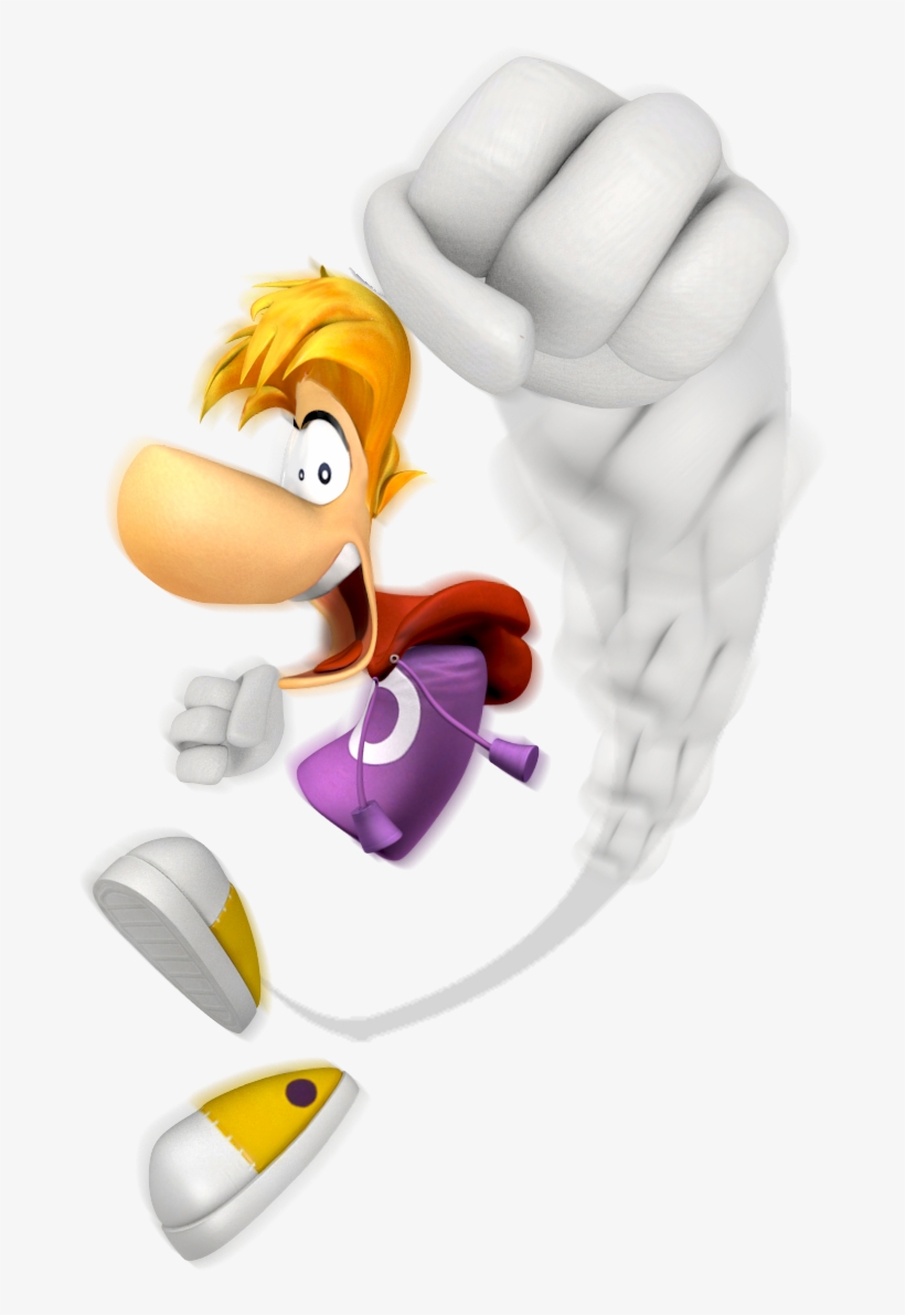 Rayman Smashes In - Cartoon, transparent png #8803722