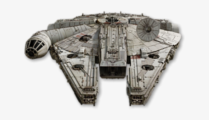 Star Wars Clipart Millenium Falcon - Star Wars Millennium Falcon Png, transparent png #8803967