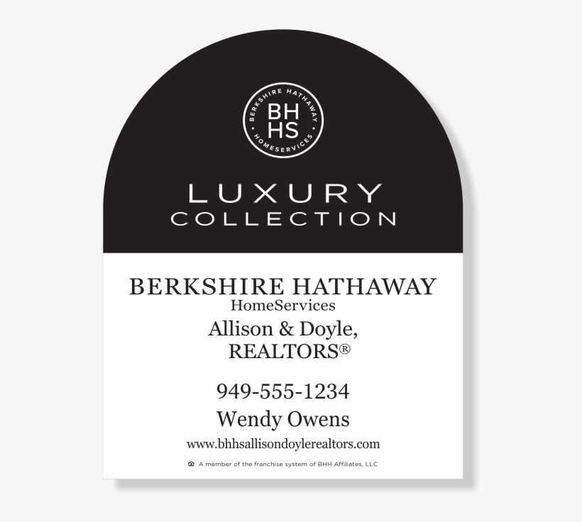 Berkshire Hathaway Homeservices Sign Panels Only-30x24d - Circle, transparent png #8804511