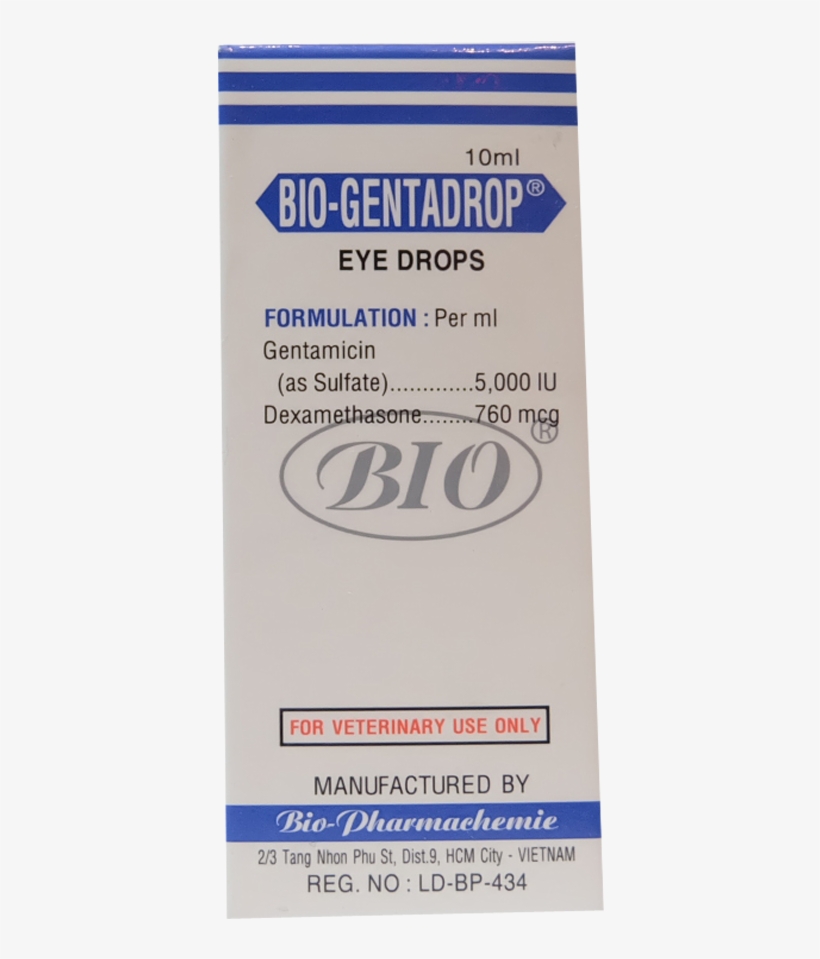 Bio-gentadrop Eye Drops - Bio Pharmachemie, transparent png #8805967