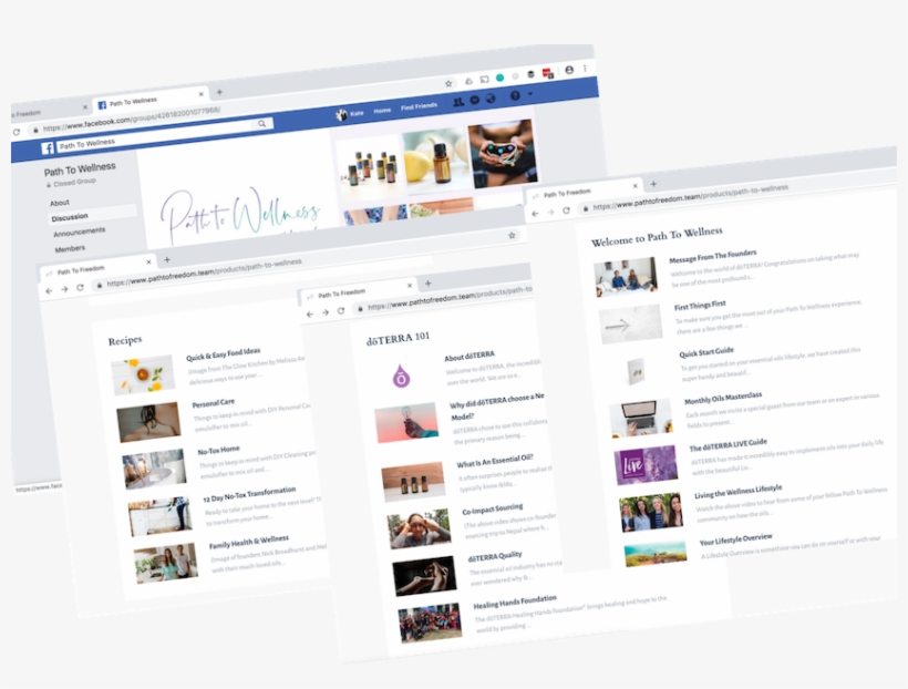 Path To Wellness - Web Page, transparent png #8806268