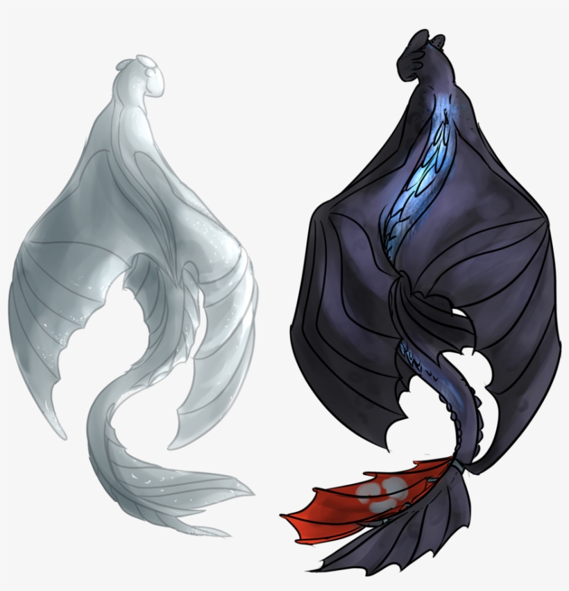 Toothless And Girlfriend Sketch, Trying To Explore - Illustration, transparent png #8806410