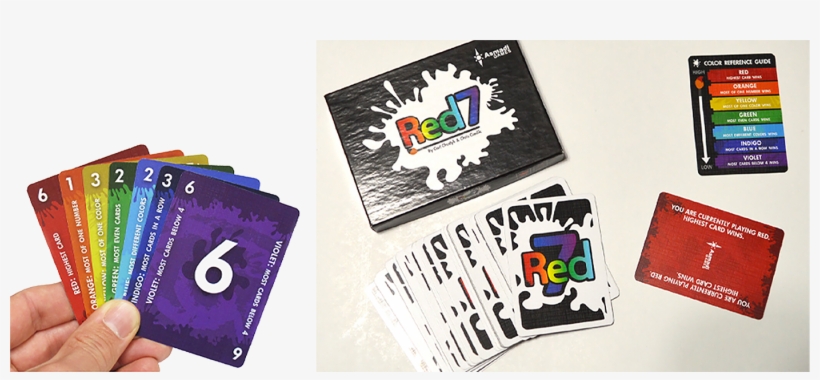 One Of The Reasons Red7 Makes Such A Great Filler Game - Graphic Design, transparent png #8806499