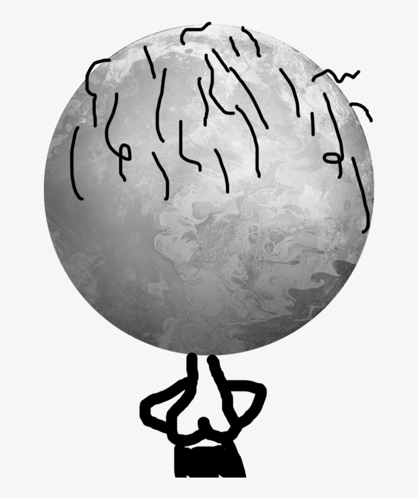 Bad Moon Mooning - Monochrome, transparent png #8806829