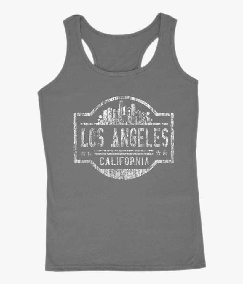 Los Angeles Skyline California Tank Top For Women - Top, transparent png #8806862