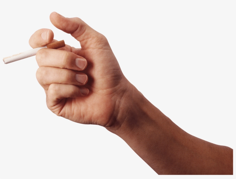 Hand With Cigarette Png, transparent png #8807142