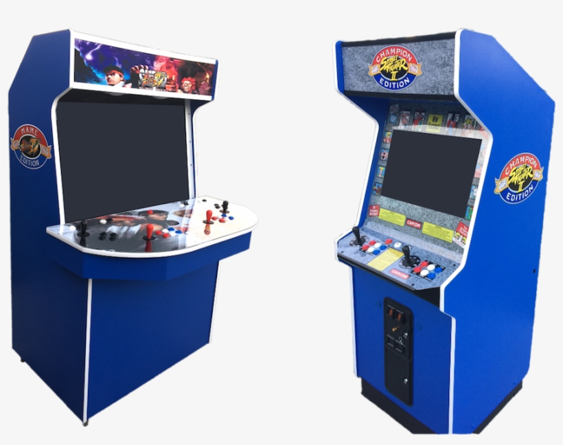 2 Player & 4 Player Retrofit Cabinets - Street Fighter Champion Edition Cabinet, transparent png #8807152