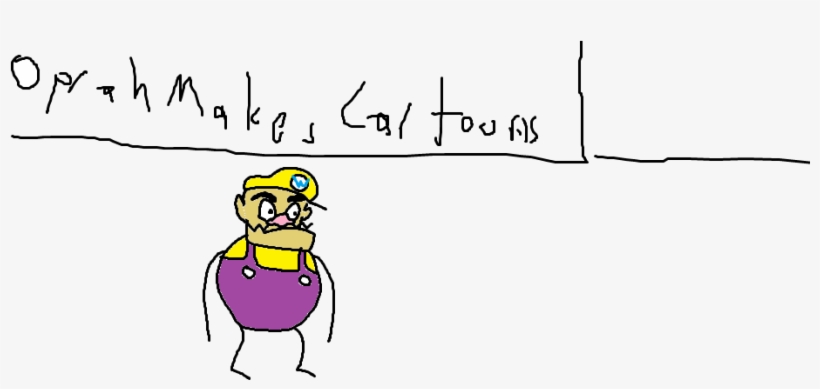 Wario - Oprah Makes Cartoon Shadow, transparent png #8807367