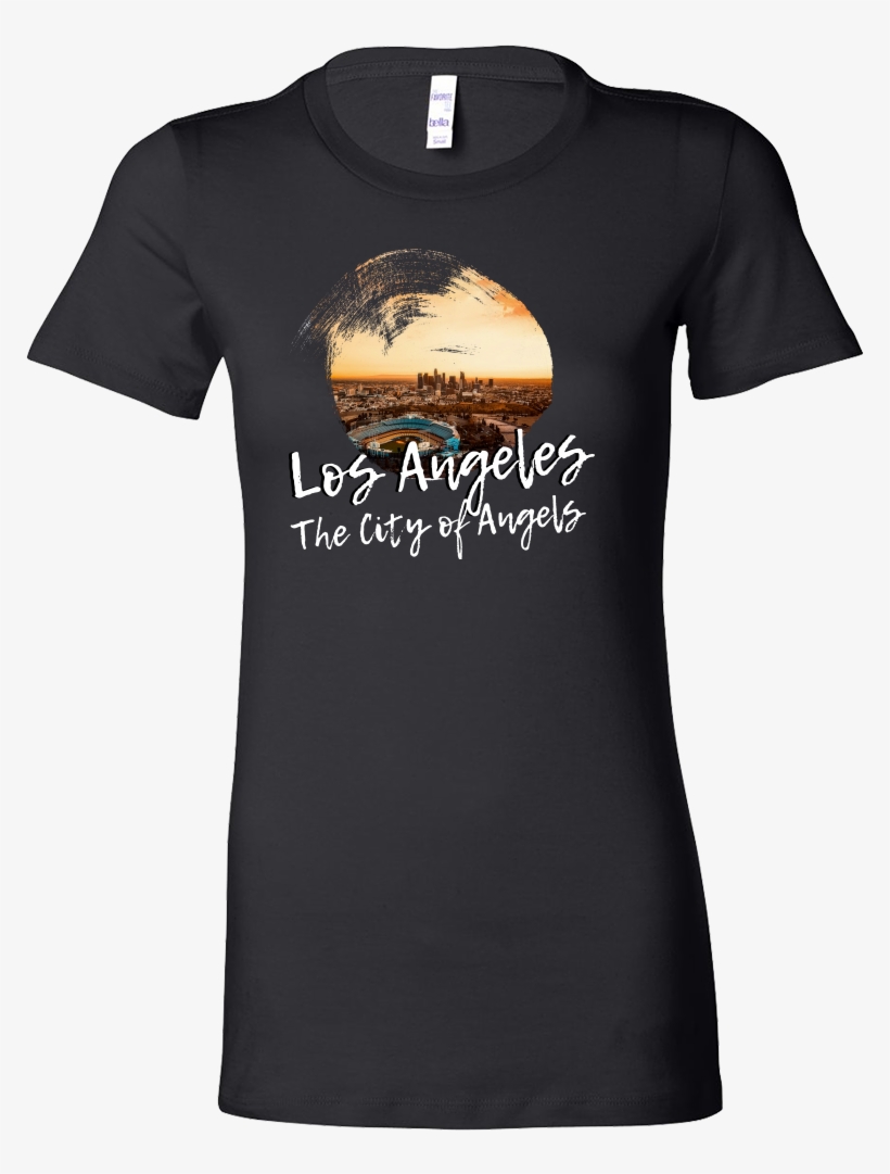 Los Angeles The City Of Angels Skyline Love Country - Shirt, transparent png #8807433
