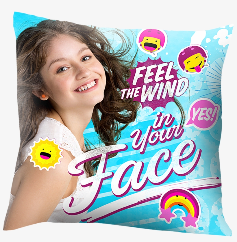 Soy Luna Kussen 40x40cm - Girl, transparent png #8807438