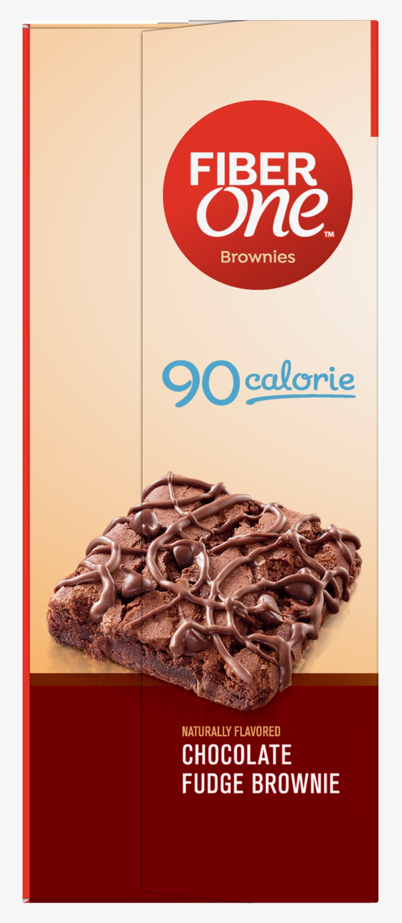 Fiber One 90 Calorie Chocolate Fudge Brownie Mega Pack - Chocolate, transparent png #8807951