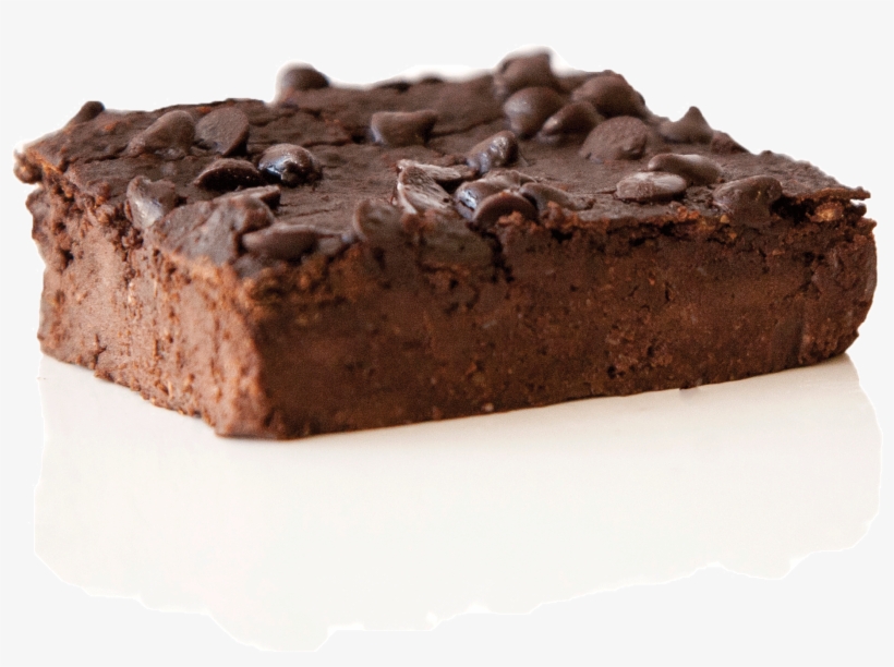 Double Chocolate Brownie- Made Of Healthy Ingredients - Chocolate, transparent png #8808060