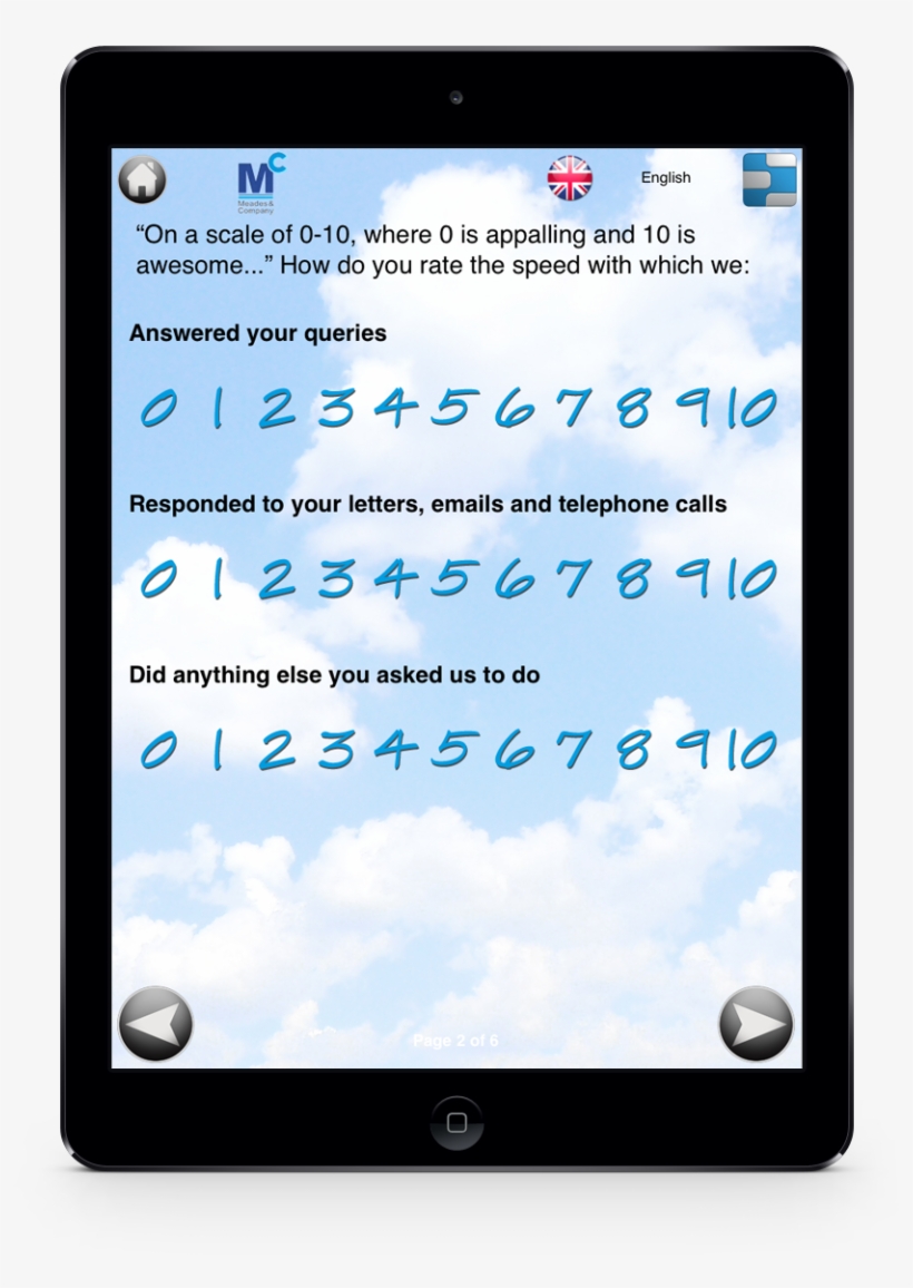 Customer Feedback Survey Ipad - Tablet Computer, transparent png #8808251