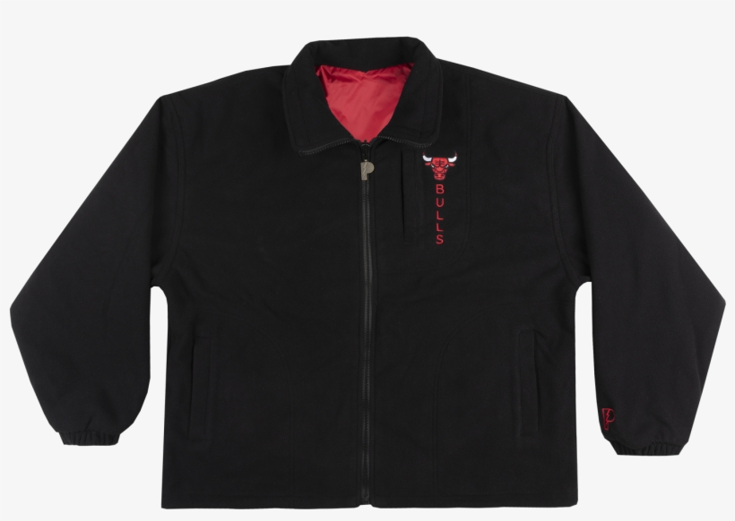 Chicago Bulls Reversible Fleece Jacket Mens Nba Basketball - Polar Fleece, transparent png #8808405
