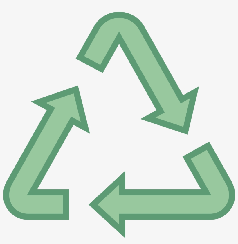 The Logo Is Made Of Three Arrows That Are Arranged - Recycle Pink, transparent png #8808562