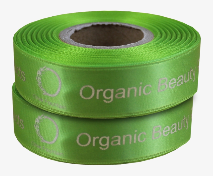 Green Printed Ribbon - Belt, transparent png #8810350