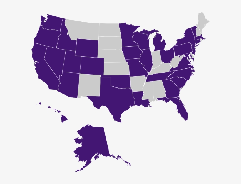 Untitled-1 - Nec Adoption By State Map 2015, transparent png #8810452