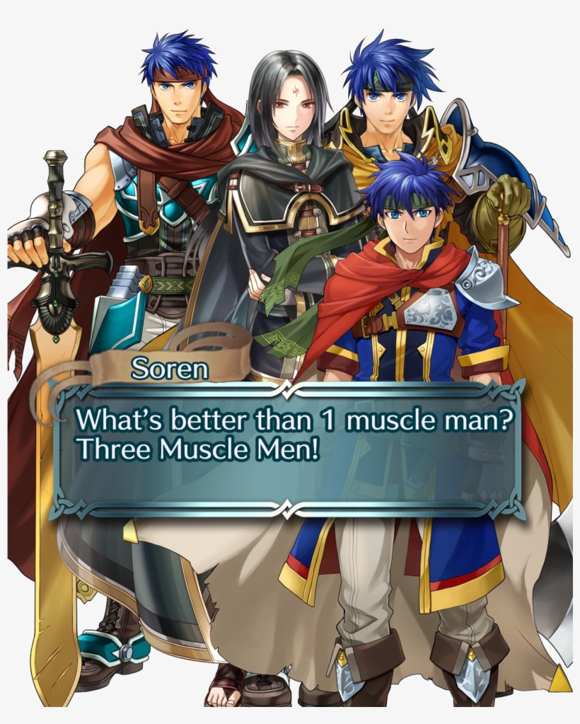 What's Better Than 1 Muscle Man Three Muscle Men - Ike Fire Emblem Heroes, transparent png #8810902