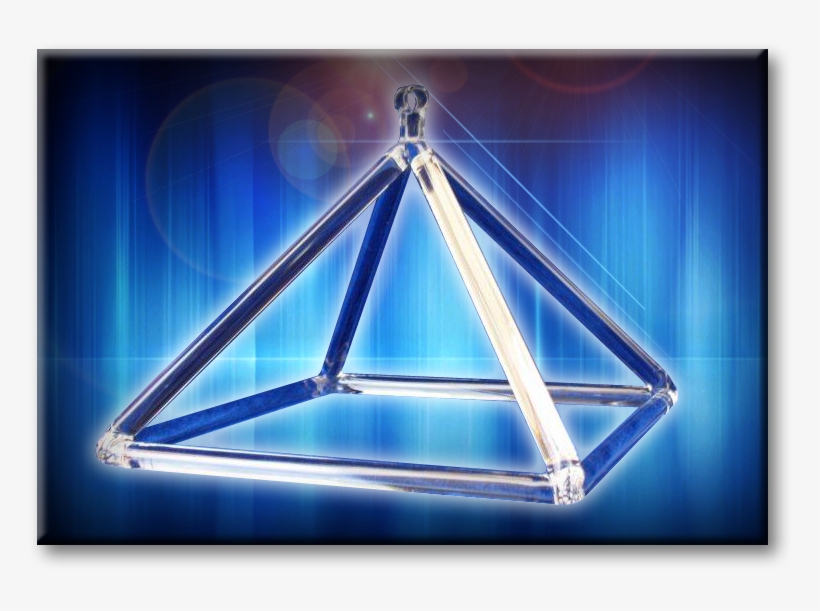 3" Premium Crystal Singing Pyramid - Pyramids Crystal, transparent png #8811268
