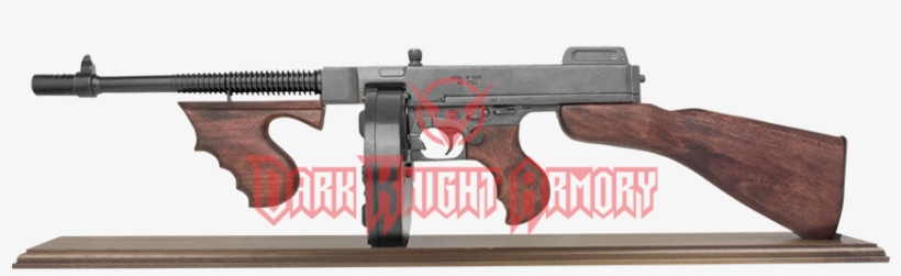 M1928 Commercial Thompson Submachine Gun - Tommy Gun, transparent png #8811614