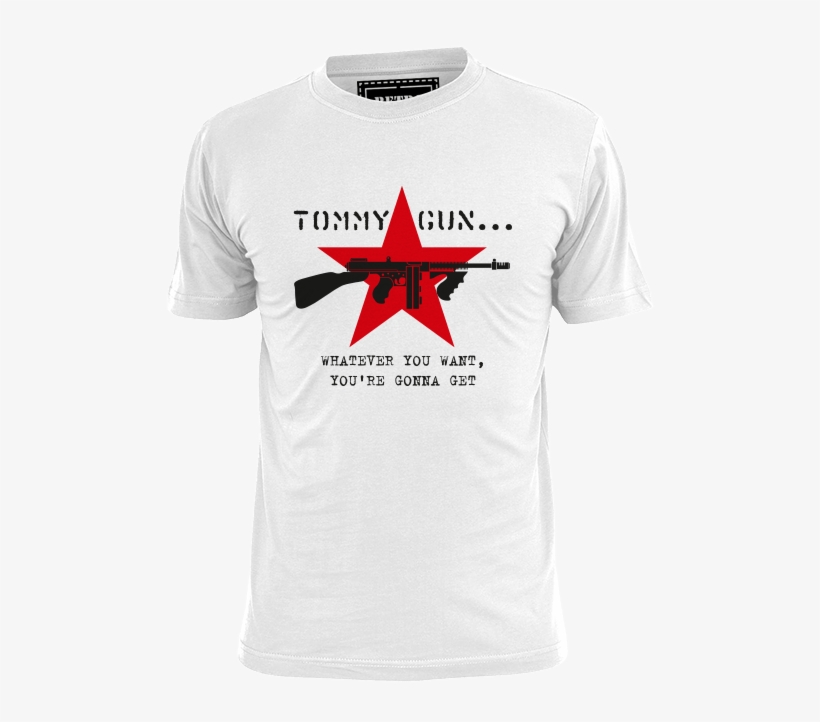 Tommy Gun T Shirt - Tommy Gun Clothing, transparent png #8812067