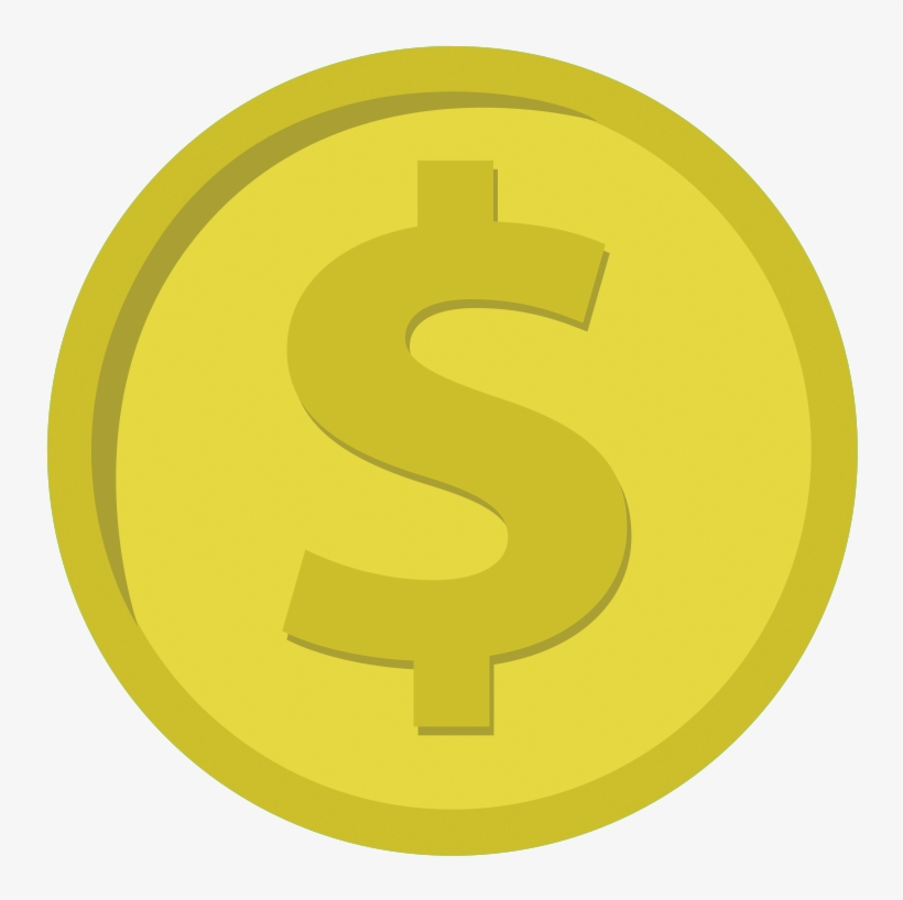 Coin Icon - Dollar, transparent png #8812078