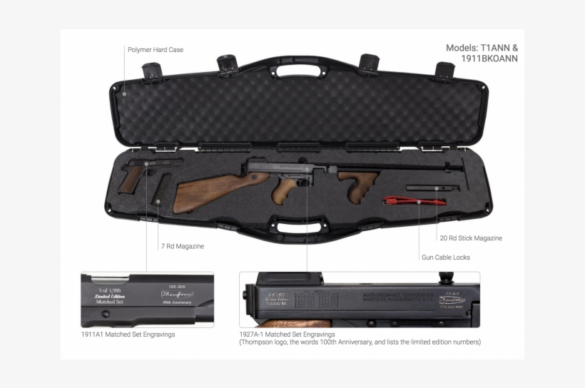 Auto-ordnance Is Proud To Honor John T - Rifle, transparent png #8812106