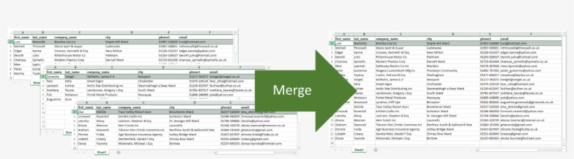 Merge Excel Files Same Columnsx1500 - Excel Spreadsheet Merge, transparent png #8813657