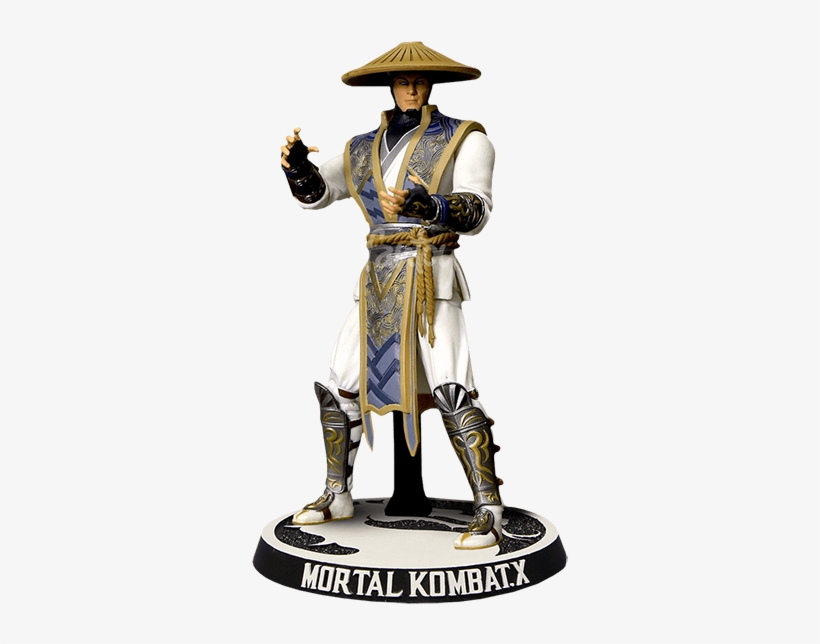 Raiden 4" Action Figure - Mortal Kombat Mezco, transparent png #8814162