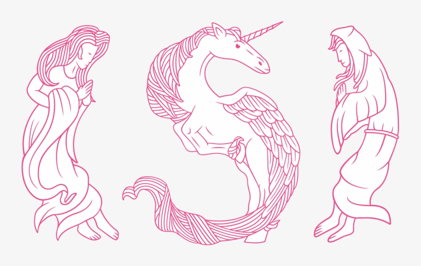 Tapping Into The Fabulous Powers Of Pegasus And Unicorns, - Illustration, transparent png #8814480