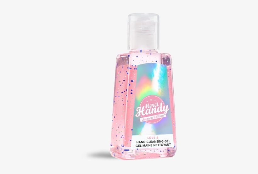 Unicorn Edition Hand Cleansing Gels - Gel Merci Handy, transparent png #8814538