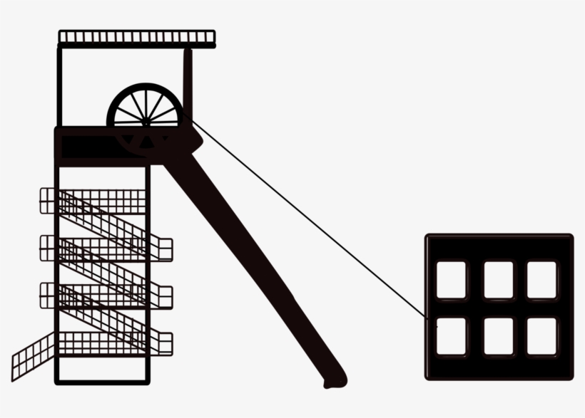 Black Thunder Coal Mine North Antelope Rochelle Mine - Mine Shaft Png, transparent png #8814938