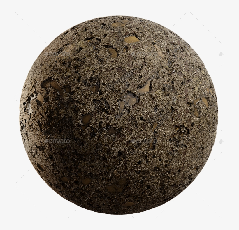Cracked Asphalt - Sphere, transparent png #8815685